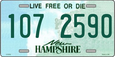 NH license plate 1072590