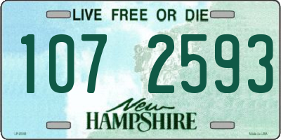 NH license plate 1072593
