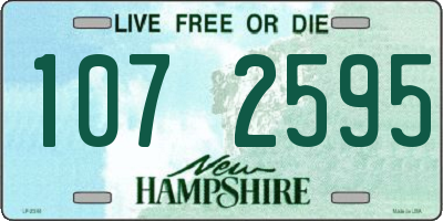 NH license plate 1072595