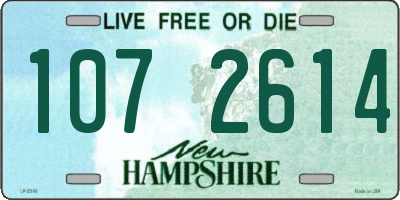 NH license plate 1072614
