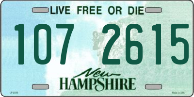 NH license plate 1072615