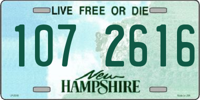 NH license plate 1072616