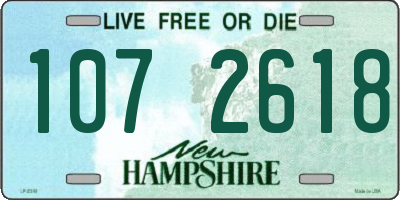NH license plate 1072618