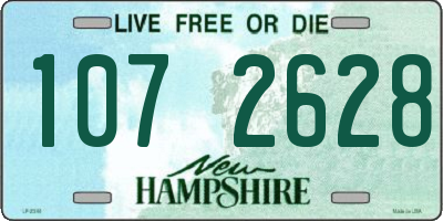 NH license plate 1072628