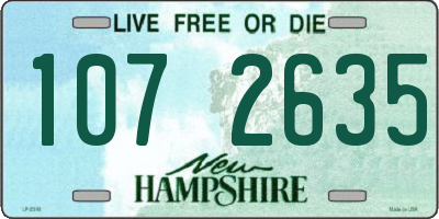 NH license plate 1072635