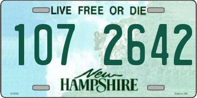 NH license plate 1072642