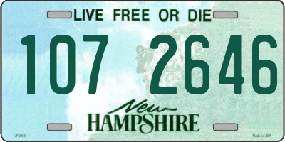 NH license plate 1072646