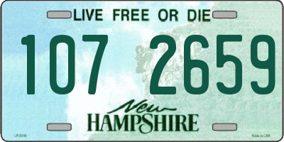NH license plate 1072659