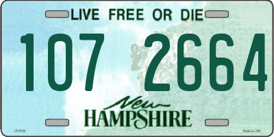NH license plate 1072664
