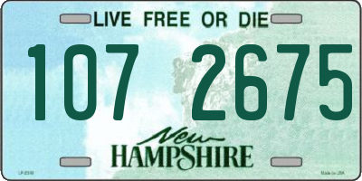 NH license plate 1072675