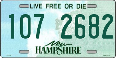 NH license plate 1072682