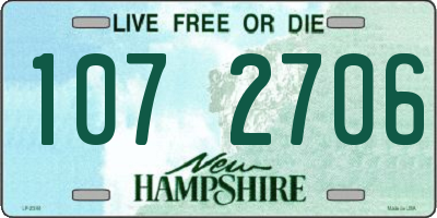 NH license plate 1072706