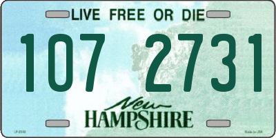 NH license plate 1072731