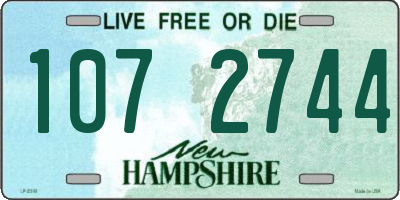 NH license plate 1072744