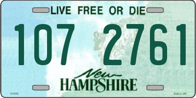 NH license plate 1072761