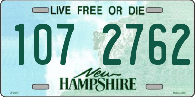 NH license plate 1072762