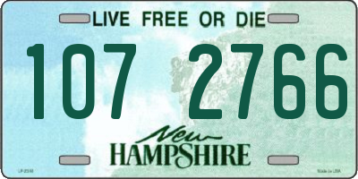 NH license plate 1072766