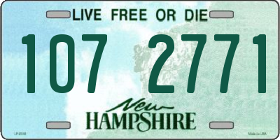 NH license plate 1072771