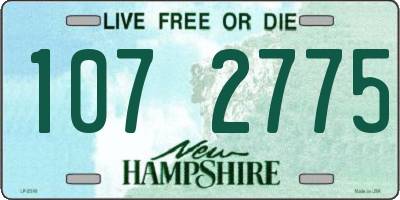NH license plate 1072775