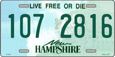 NH license plate 1072816