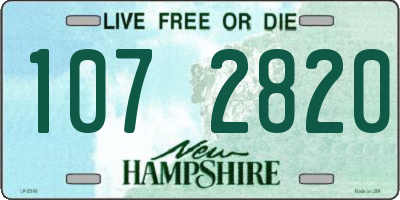 NH license plate 1072820