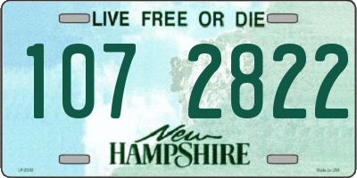 NH license plate 1072822