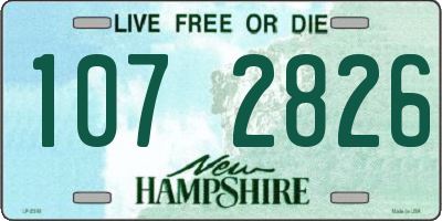 NH license plate 1072826