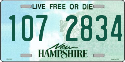 NH license plate 1072834