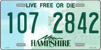 NH license plate 1072842