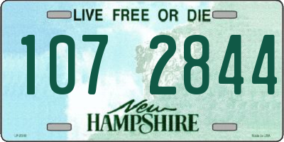 NH license plate 1072844