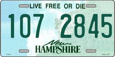 NH license plate 1072845
