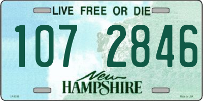 NH license plate 1072846