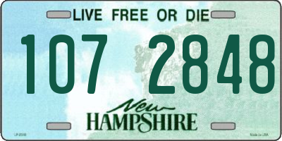 NH license plate 1072848