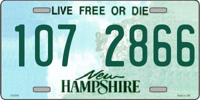 NH license plate 1072866