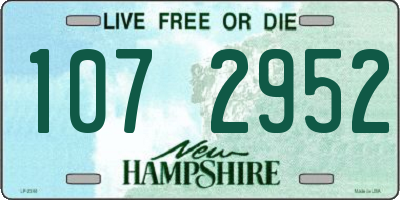 NH license plate 1072952