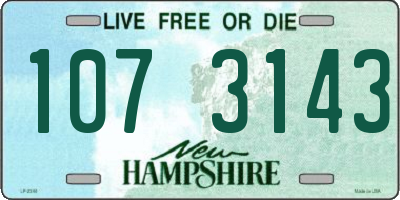 NH license plate 1073143