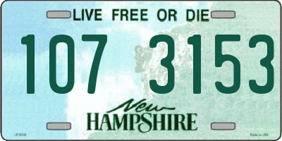 NH license plate 1073153