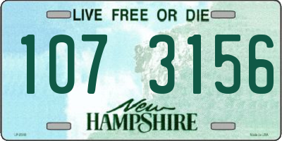 NH license plate 1073156