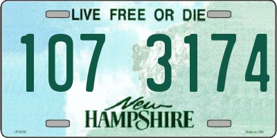 NH license plate 1073174