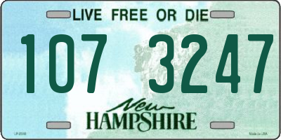 NH license plate 1073247