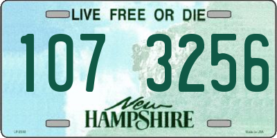 NH license plate 1073256