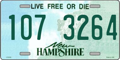 NH license plate 1073264