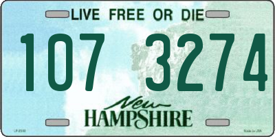 NH license plate 1073274