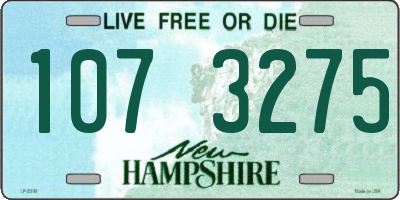 NH license plate 1073275