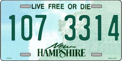 NH license plate 1073314