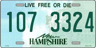NH license plate 1073324