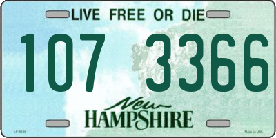 NH license plate 1073366