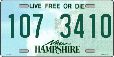 NH license plate 1073410