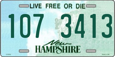 NH license plate 1073413
