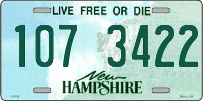 NH license plate 1073422